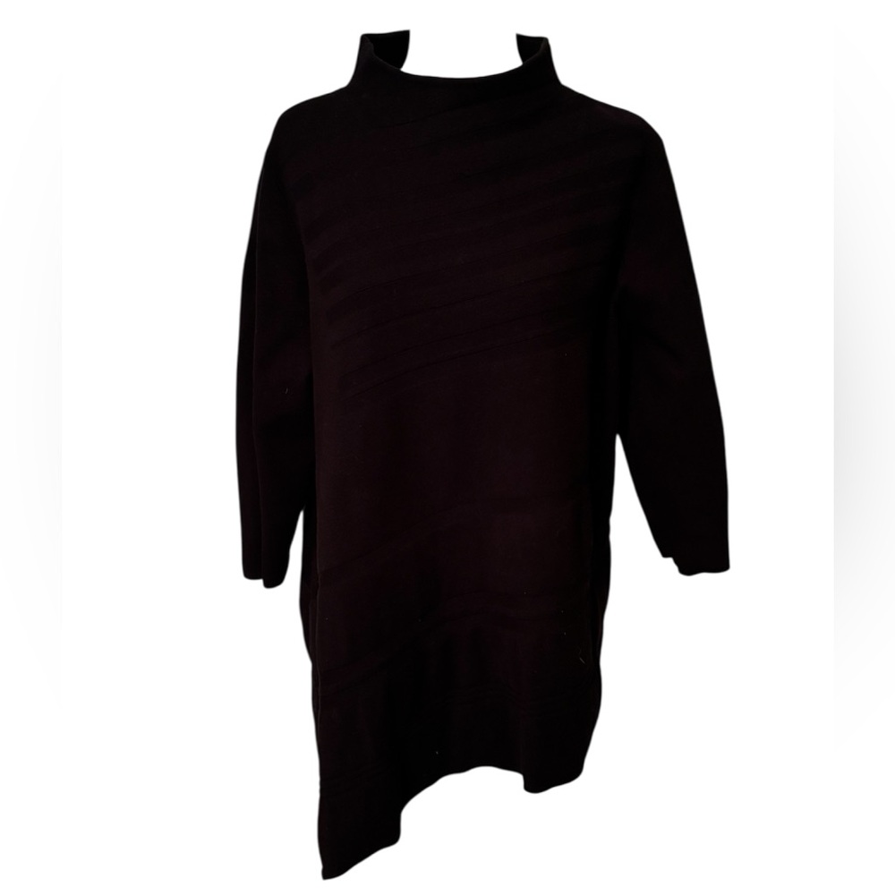 CHICO’S Black Tunic Sweater Size Chico’s 4 (20)